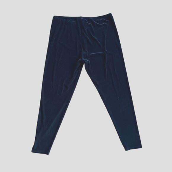 EILEEN FISHER Black Velvet Pants Trousers   Women's Size Large - Picture 5 of 9